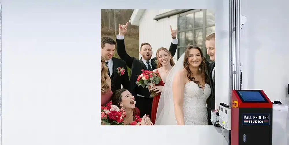 Wedding wall printing